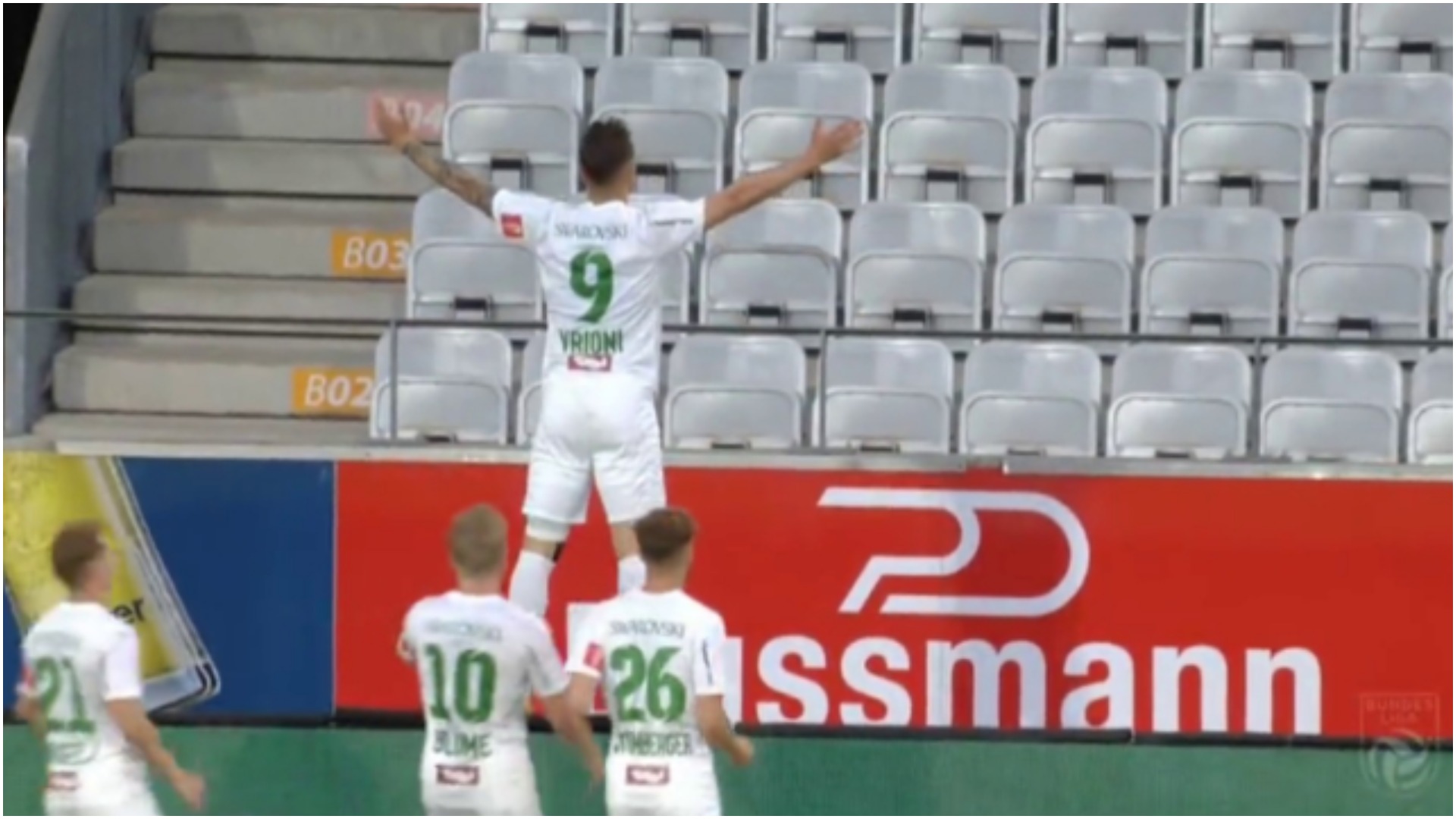 VIDEO/ Vrioni i papërmbajtshëm në Austri, e mbyll kampionatin me gol