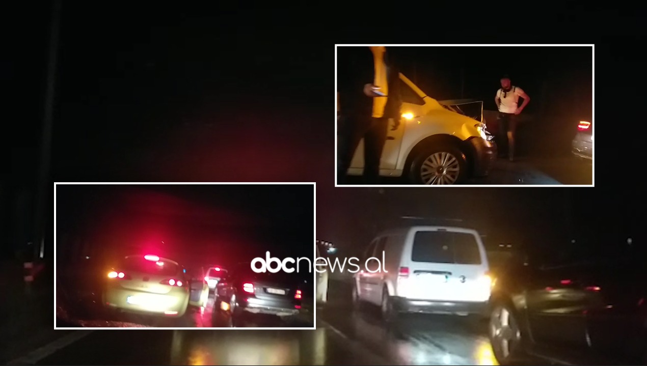 VIDEO/ Aksident masiv në autostradën Tiranë-Durrës