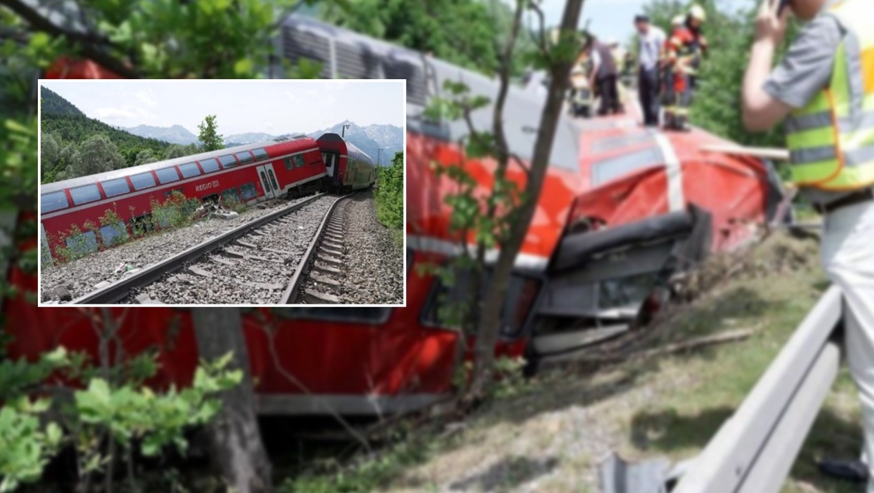 Treni del nga shinat në Gjermani, tre të vdekur dhe disa të plagosur