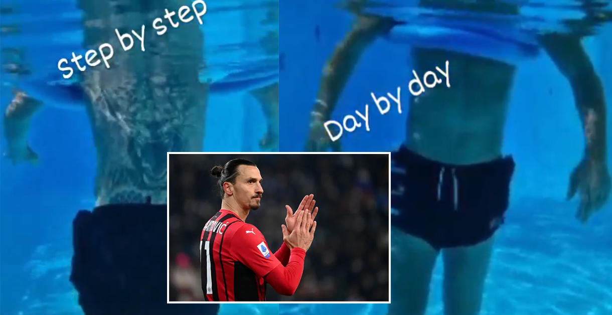 VIDEO/ Zlatan është i “çmendur”, nis ecjen në pishinë pas operacionit në gju