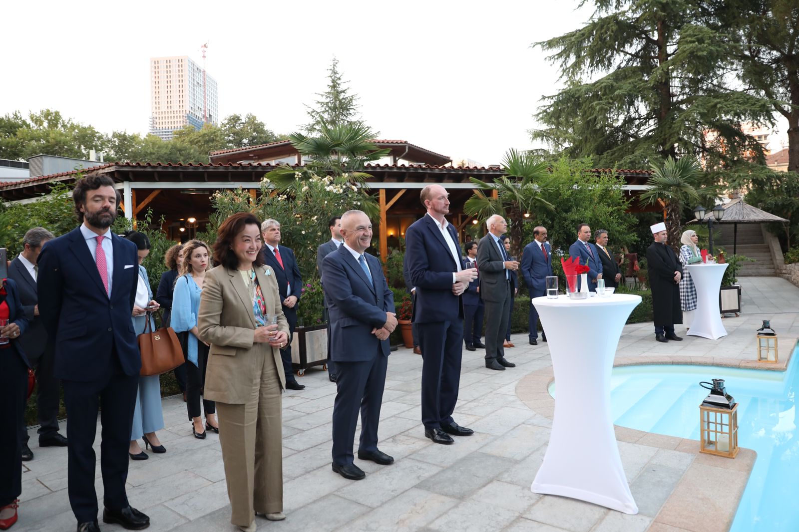 FOTO/ Festa Kombëtare e Egjiptit në Ambasadë, Meta shfaqet krah Kimit duke qeshur