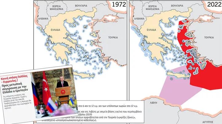“Harta skandaloze!” Mediat greke pas rritjes së tensioneve: Erdogan përballet me një konflikt frontal me Greqinë