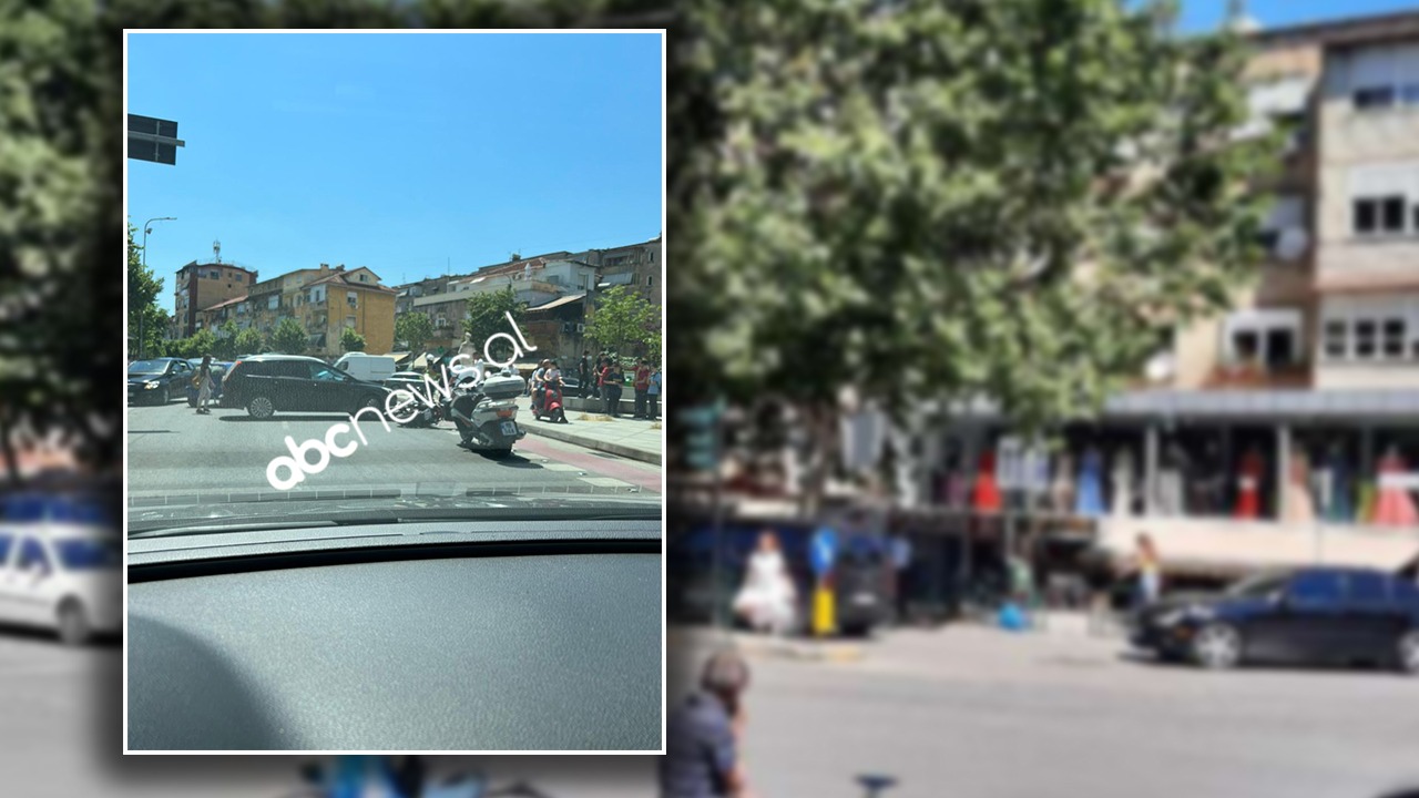 Aksident te Medreseja, motori përplaset  me makinën