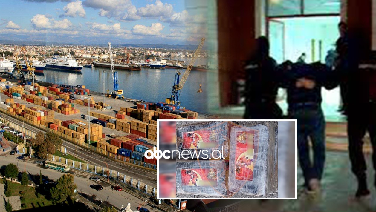 FOTO-LAJM/ 45 kg kokainë e mbështjellë me “Gokun”, si ishte kamufluar malli i kapur në Portin e Durrësit