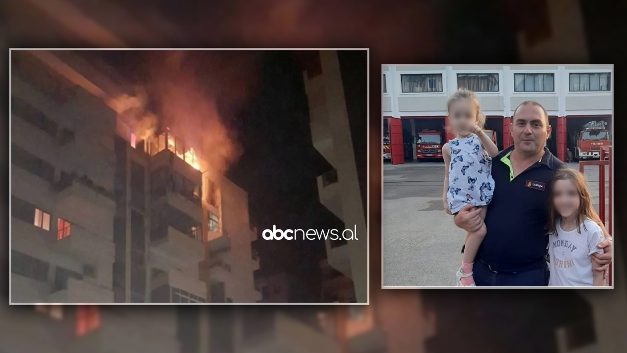 “Ky është heroi i gocave të mia”, babai gjen zjarrfikësin që i shpëtoi vajzat nga zjarri në Astir për ta falenderuar