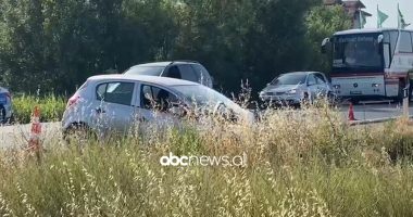 Aksident i trefishtë në rrugën Lezhë-Laç, lëndohen dy persona