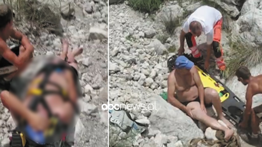 U rrëzua ndërsa punonte te burimi në Malin e Çikës, shpëtohet me helikopter punonjës i ujësjellësit të Himarës