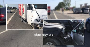 Aksident i trefishtë në Thumanë-Laç, dy të plagosur dërgohen te Trauma
