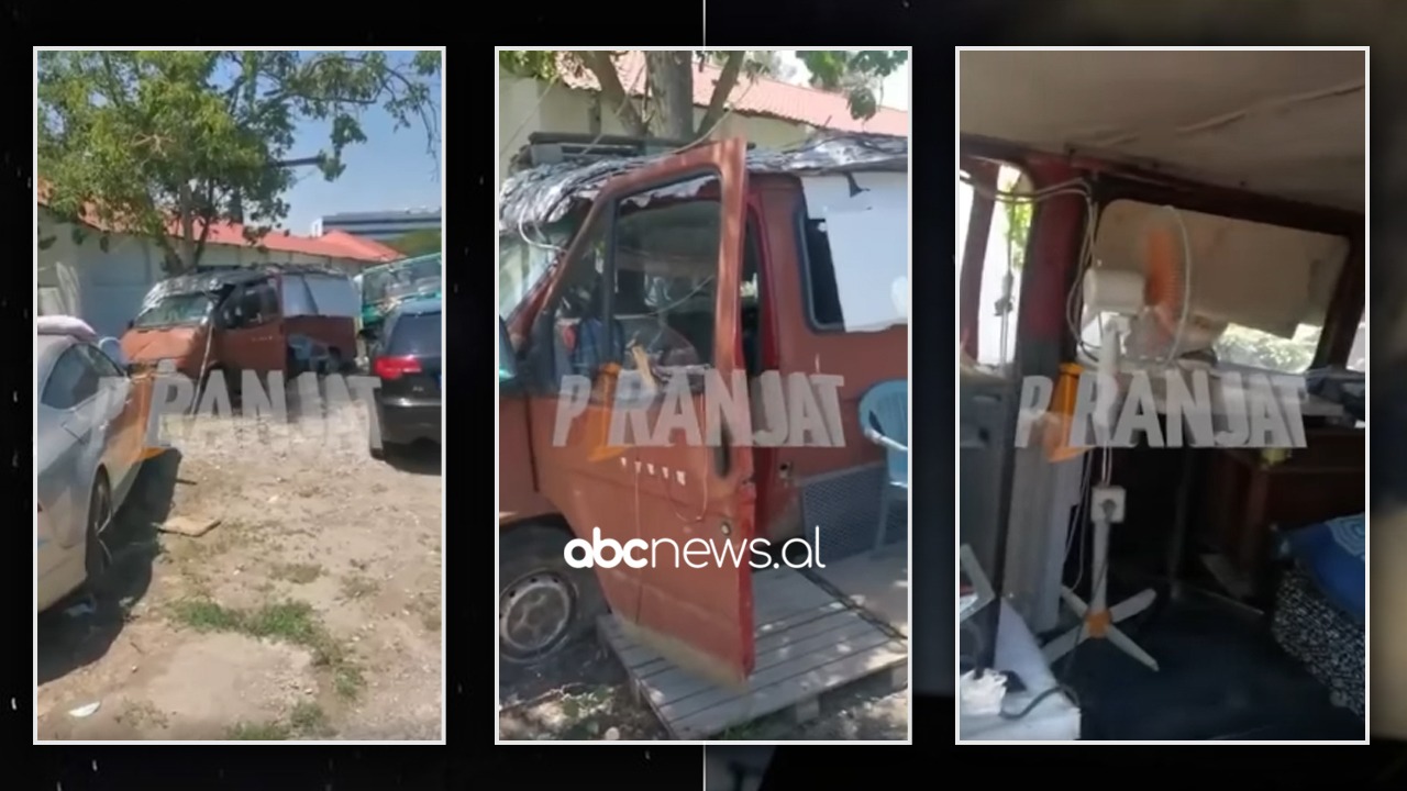 VIDEO/ Vendi i bllokimit të makinave në Lundër si “pikë varrezash”, denoncimi tek “Piranjat”: Furgoni si zyrë shteti