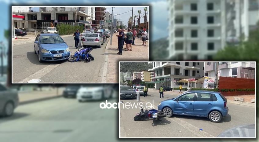 Dy aksidente në pak minuta në Lezhë: Makina me tre vajza përfundon në kanal, automjeti tjetër përplas një motoçikletën