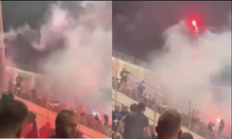VIDEO/ Si të ishte gjendje lufte, çfarë ndodhi gjatë ndeshjes Greqi-Kosovë