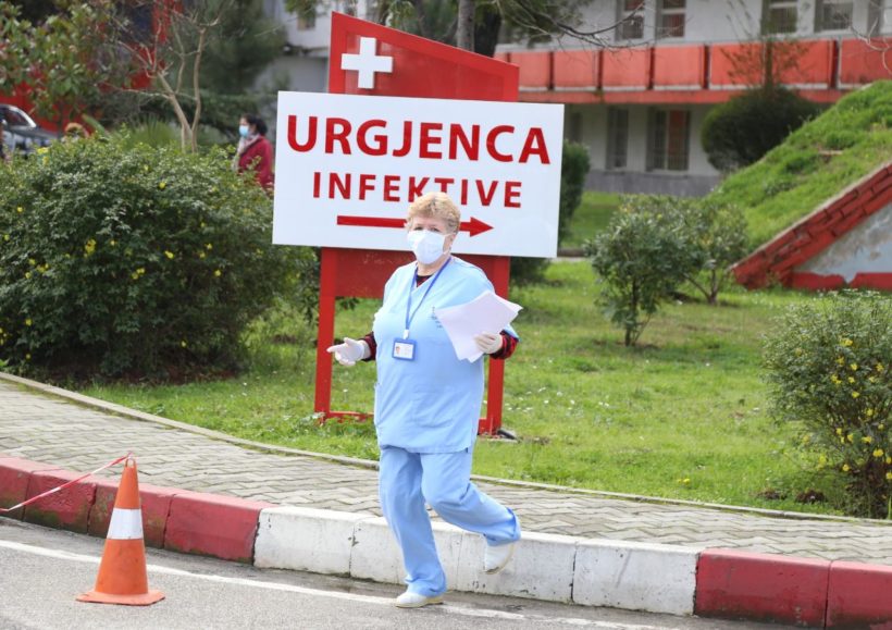 Një humbje jete dhe 88 persona të infektuar në 24 orët e fundit në Shqipëri