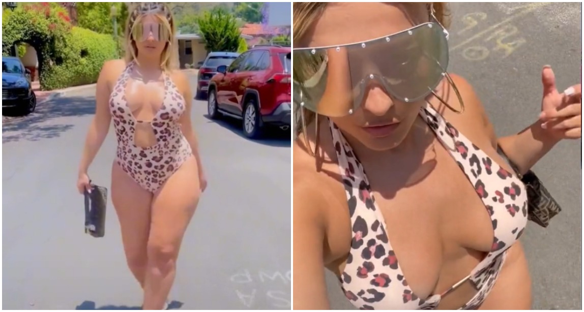 Mes rrugës me bikini, Bebe Rexha poston videon provokuese