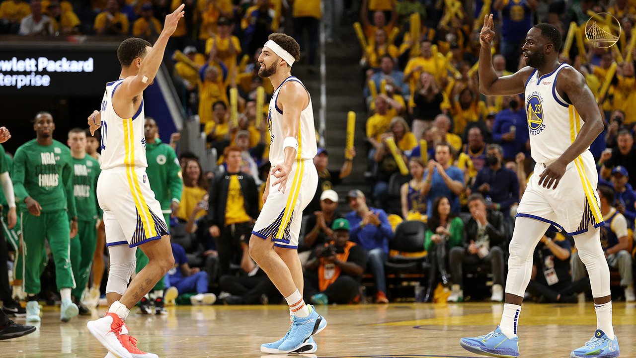 Golden State Warriors “kafshojnë”, baraspeshojnë finalet me Boston Celtics