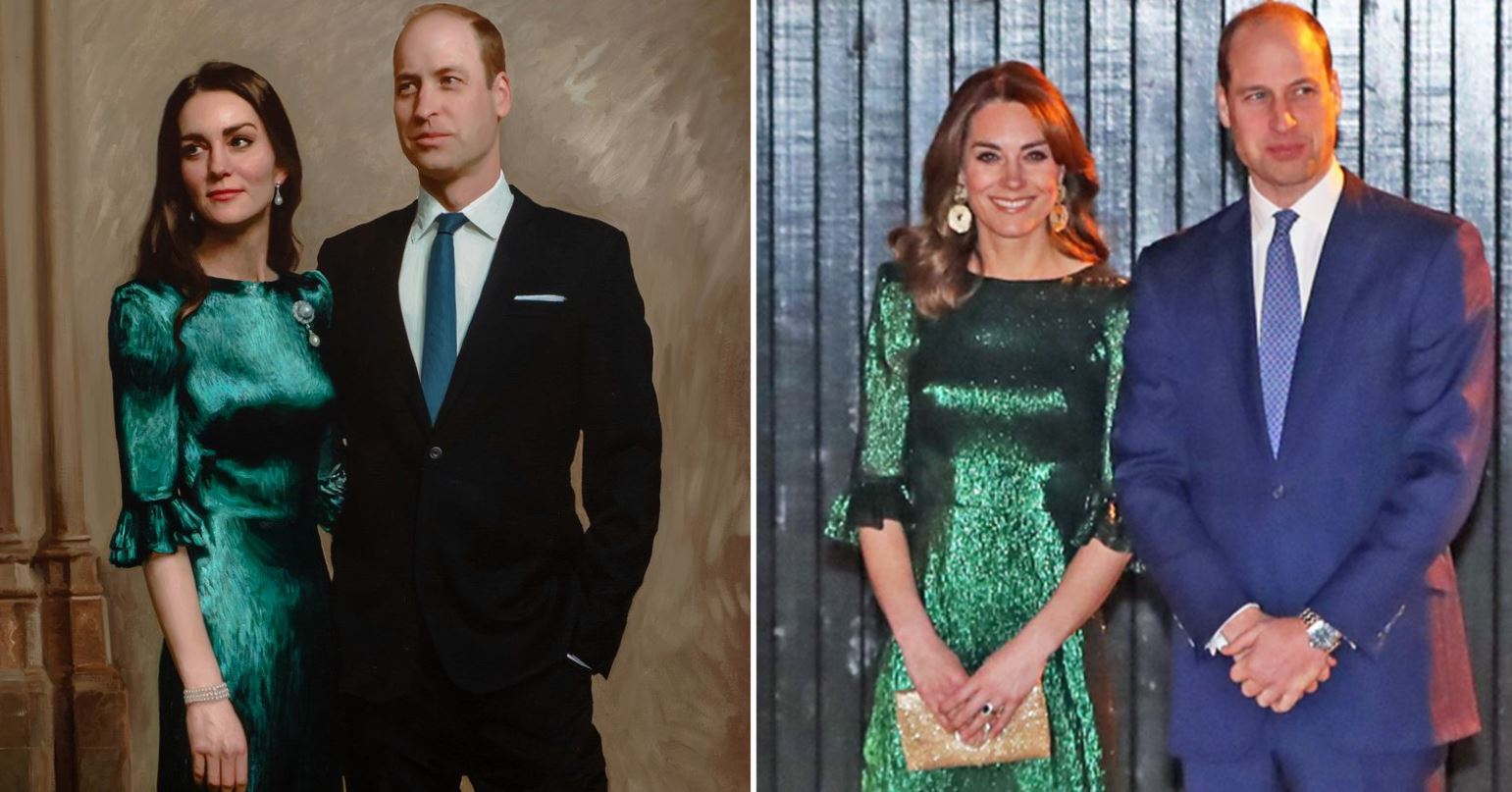 Publikohet portreti i parë zyrtar i Princit William dhe Kate Middleton