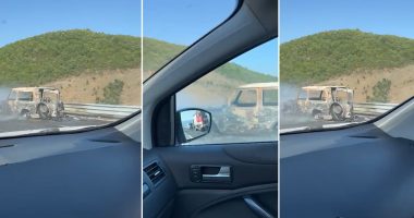 Shkrumbohet “G Class-i” në Rrugën e Kombit