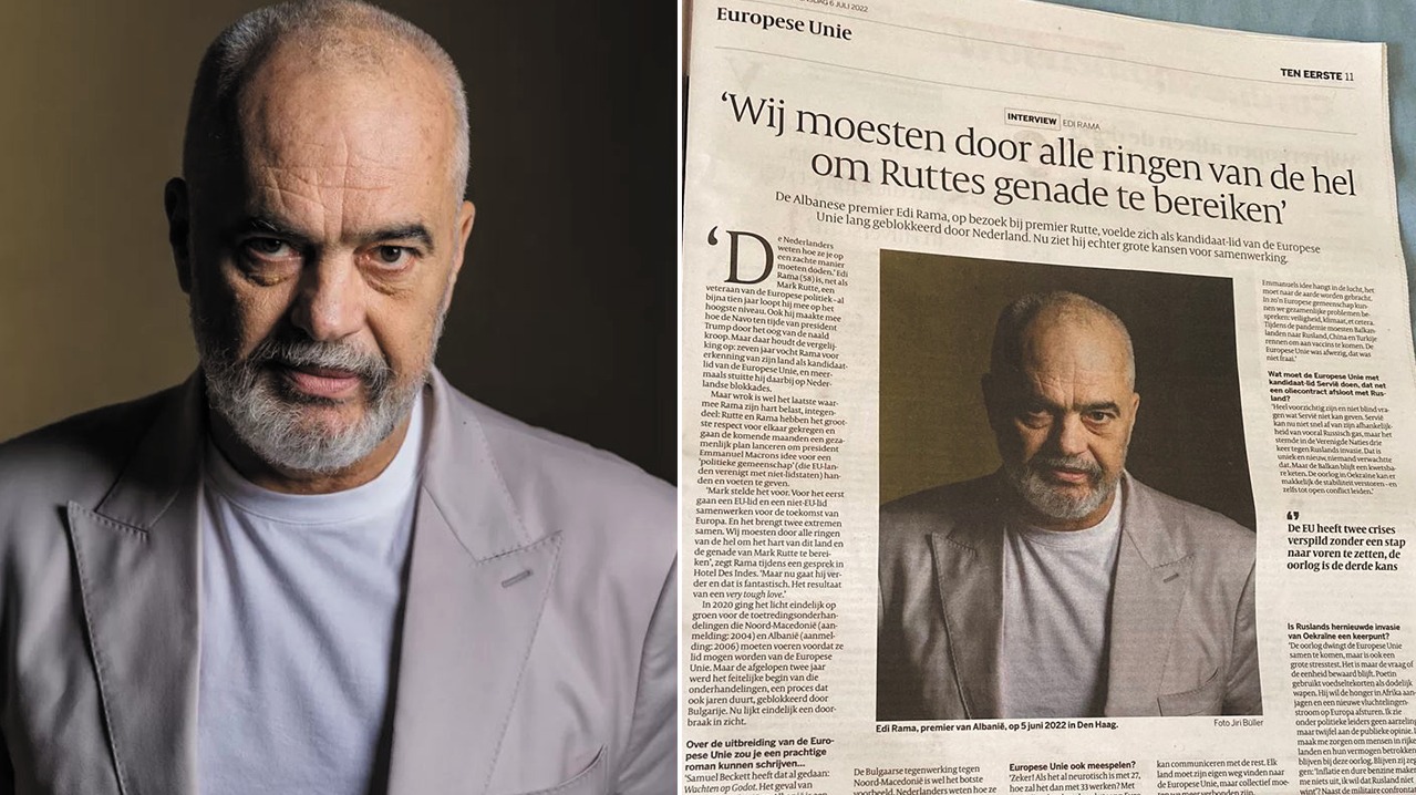 “Ballkani me 6 vendet më të çmendura”, Rama për “De Volkskrant”: BE frikë nga “veto” nëse zgjerohet, e pamundur të funksionojë