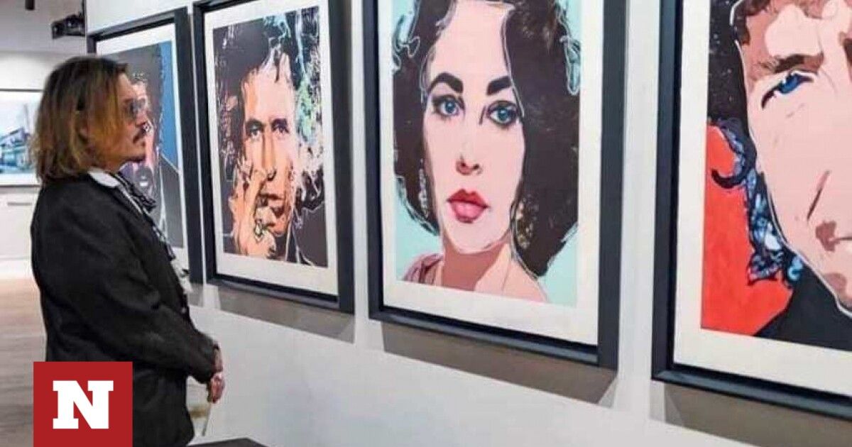 Johnny Depp në periudhën më të artë, prezanton ekspozitën e tij të parë të pikturës