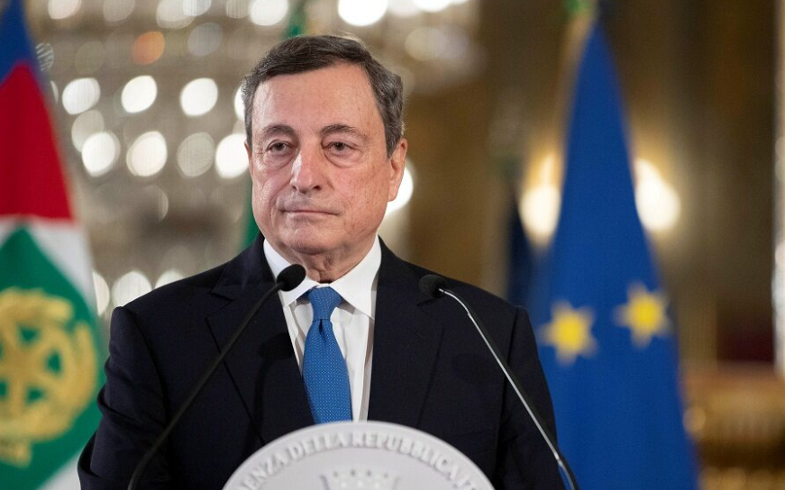 Draghi kërkon ndërprerjen e seancës, drejt pallatit presidencial për të paraqitur zyrtarisht dorëheqjen