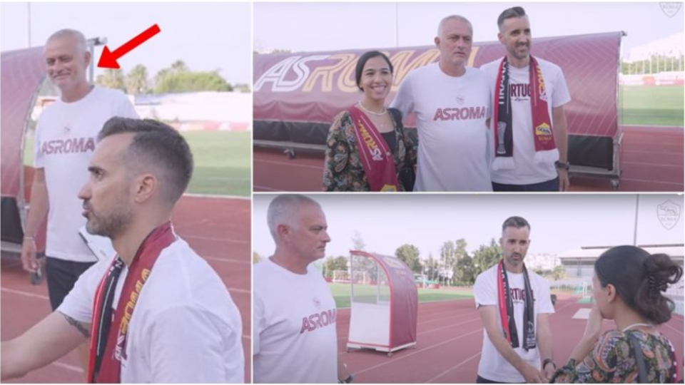 VIDEO/ Tifozi i propozon të dashurës, Mourinho “dëshmitari” i çiftit