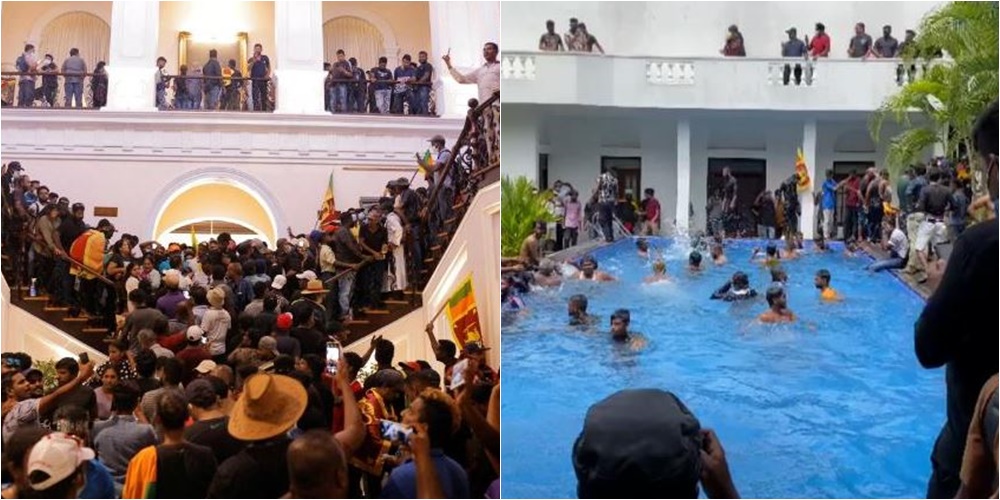 Protestuesit iu futën në shtëpi dhe në pishinë, kryeministri i Sri Lankës gati të japë dorëheqjen