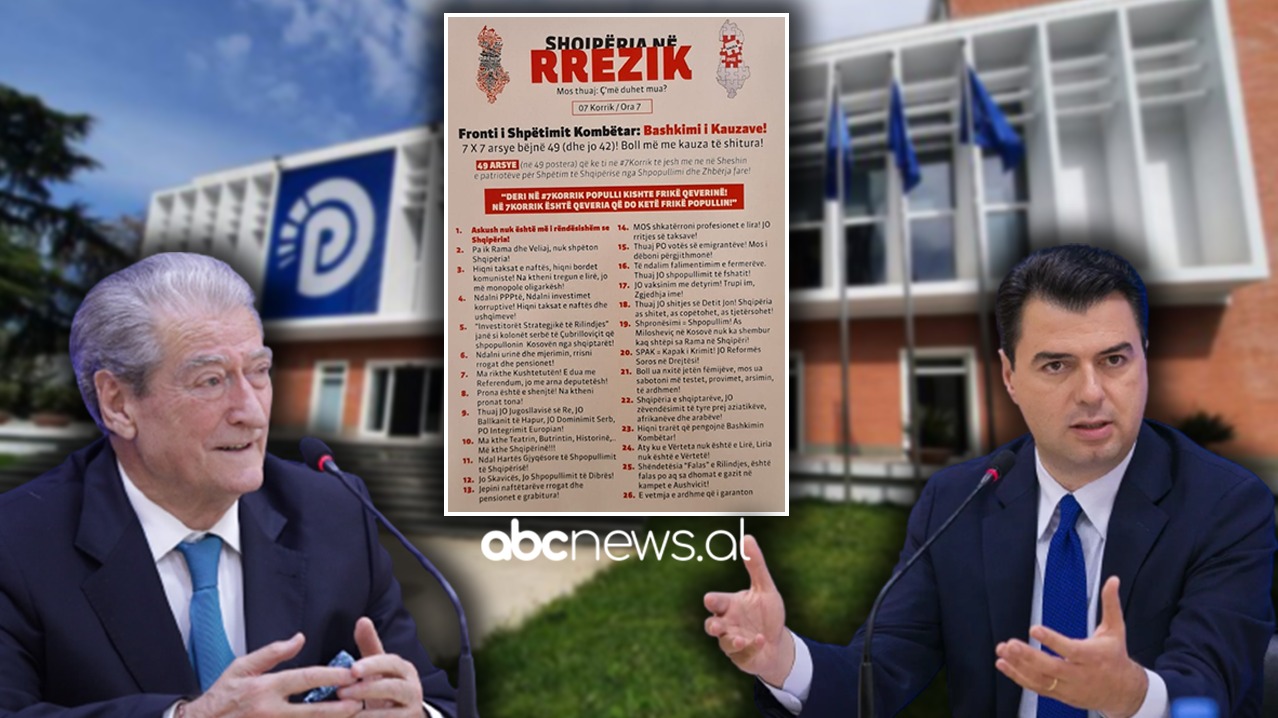 Zbulohet fletëpalosja e PD një ditë para protestës, ironia me Lulzim Bashën: 7×7 bëjnë…