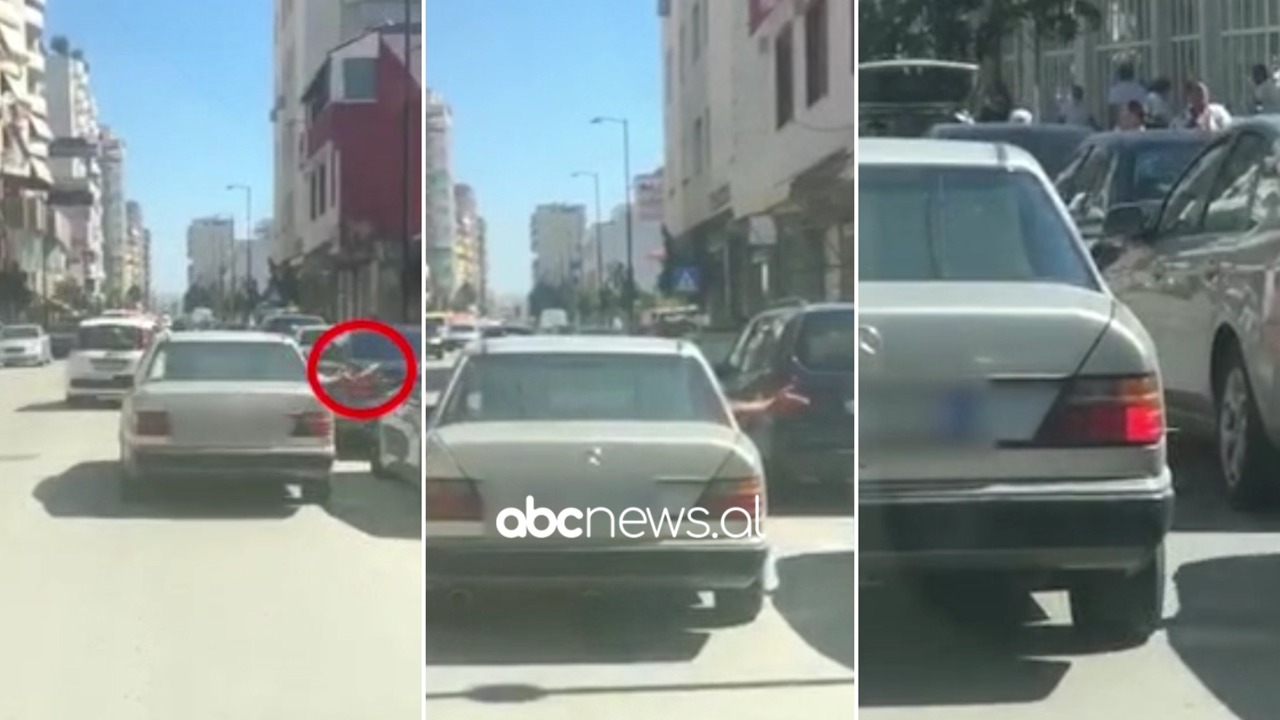 Letrat në ajër, policia ndëshkon shoferin që hidhte sende nga makina në Fier