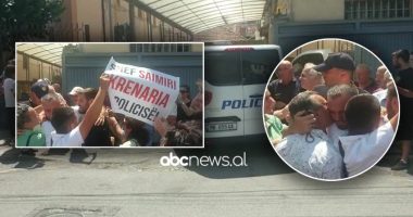 “Krenaria e policisë!” U lirua nga qelia, kryekomisari i Shkodrës pritet me duartrokitje e lot gëzimi nga protestuesit