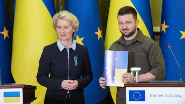 Ukraina firmos deklaratën për anëtarësimin në BE