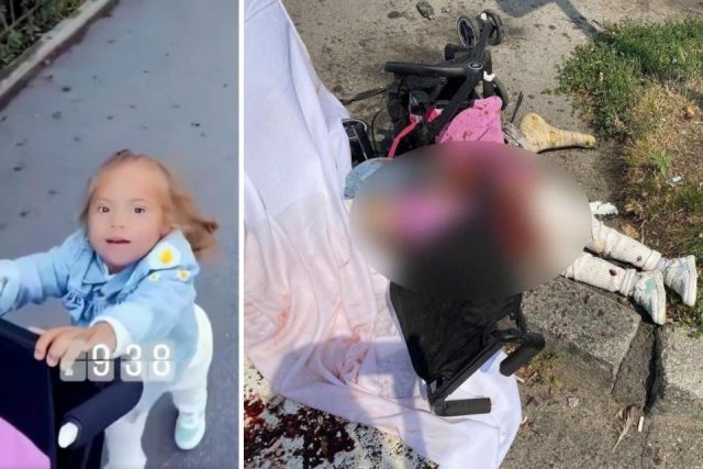 U vra nga raketat ruse/ VIDEO nga minutat e fundit të jetës së 4-vjeçares ukrainase, ishte me nënën e saj shëtitje