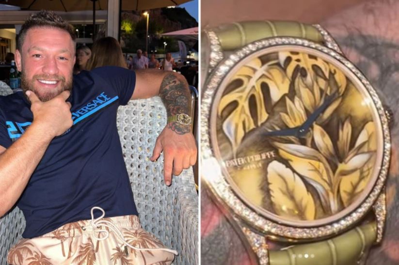 E mbuluar me ar dhe me diamante, McGregor shton në koleksionin e tij orën “Patek Philippe”