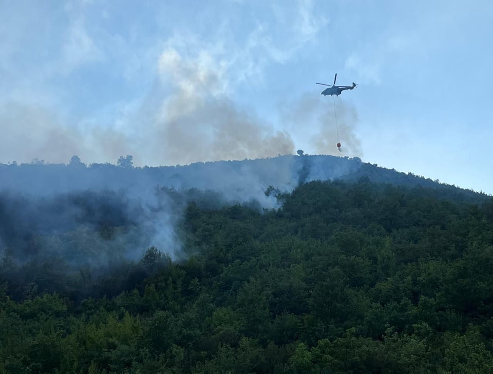 Zjarri në Selenicë merr përmasa të mëdha, fillon ndërhyrja nga ajri, Peleshi thirrje banorëve të evakuohen