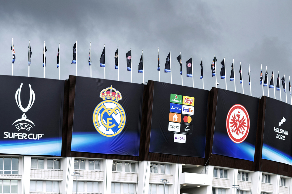 Superkupa e Evropës, Real Madrid-Eintracht Frankfurt: Formacionet zyrtare