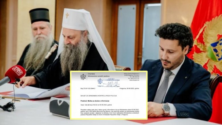 Skandal në Malin e Zi? Firmosi marrëveshje me Abazoviç, helikopteri me patriarkun serb hyri pa leje, jep dorëheqjen kreu i policisë kufitare