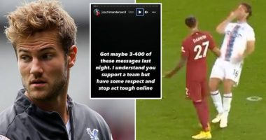 VIDEO/ U godit me kokë nga Nunez, mbrojtësi i Crystal Palace “bombardohet” me mesazhe kërcënuese