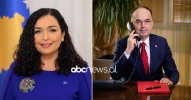 Presidenti Begaj bisedë telefonike me Vjosa Osmanin: Vetëm me dialog mund të adresohen çështjet e hapura mes Kosovës dhe Serbisë