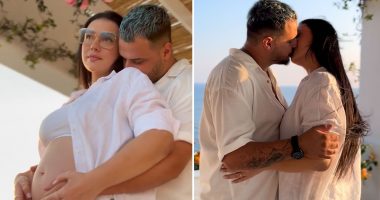 FOTO/ Einxhel ndan momentin e ëmbël me Dagz: Jam e sigurt në krahët e tij