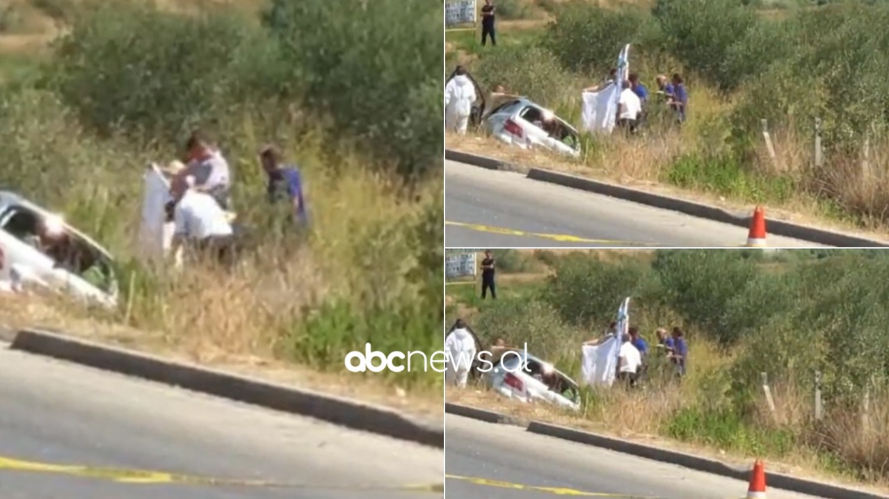 Atentati në Vlorë, momenti kur trupat e pajetë nxirren nga makina, ende të paidentifikuar