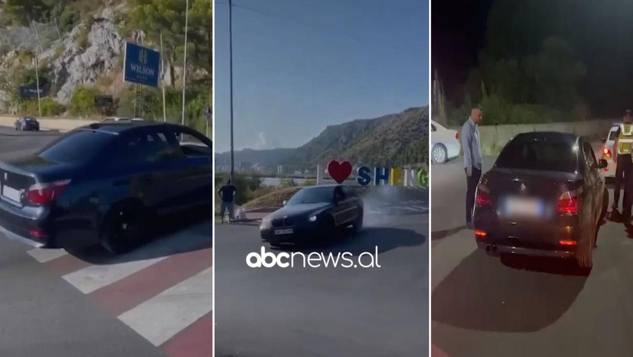 Postoi në rrjetet sociale video duke bërë drift me “BMW” në Shëngjin, shoferi e pëson keq