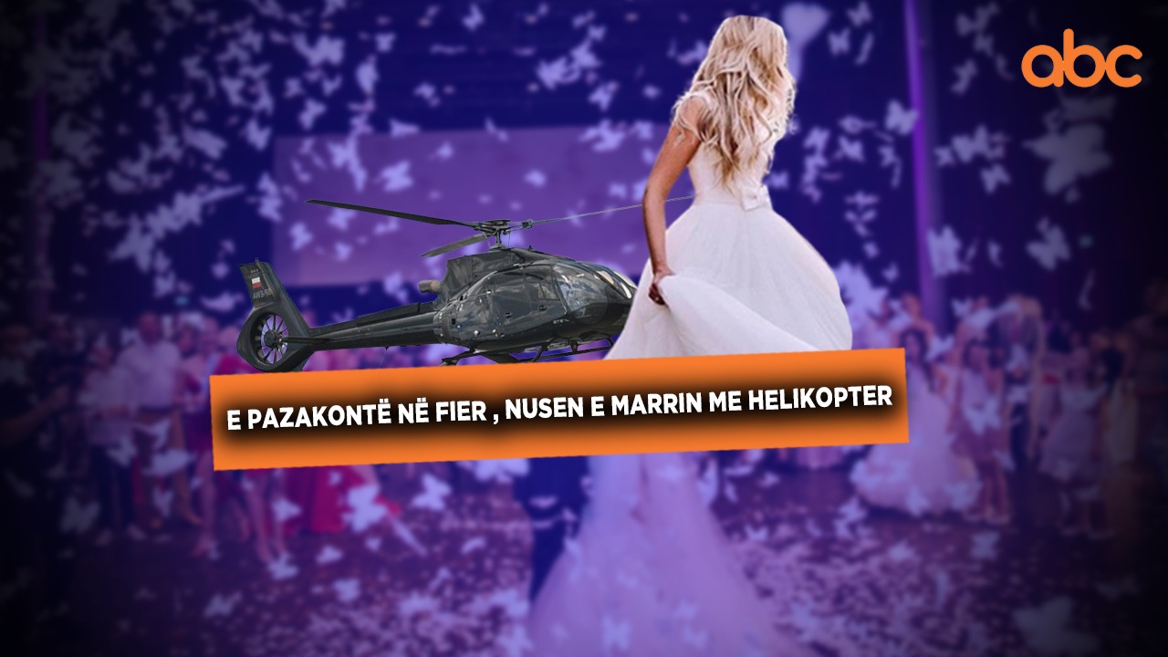 VIDEO/ E pazakontë në Fier, makina del “jashtë loje”, nusen e marrin me helikopter