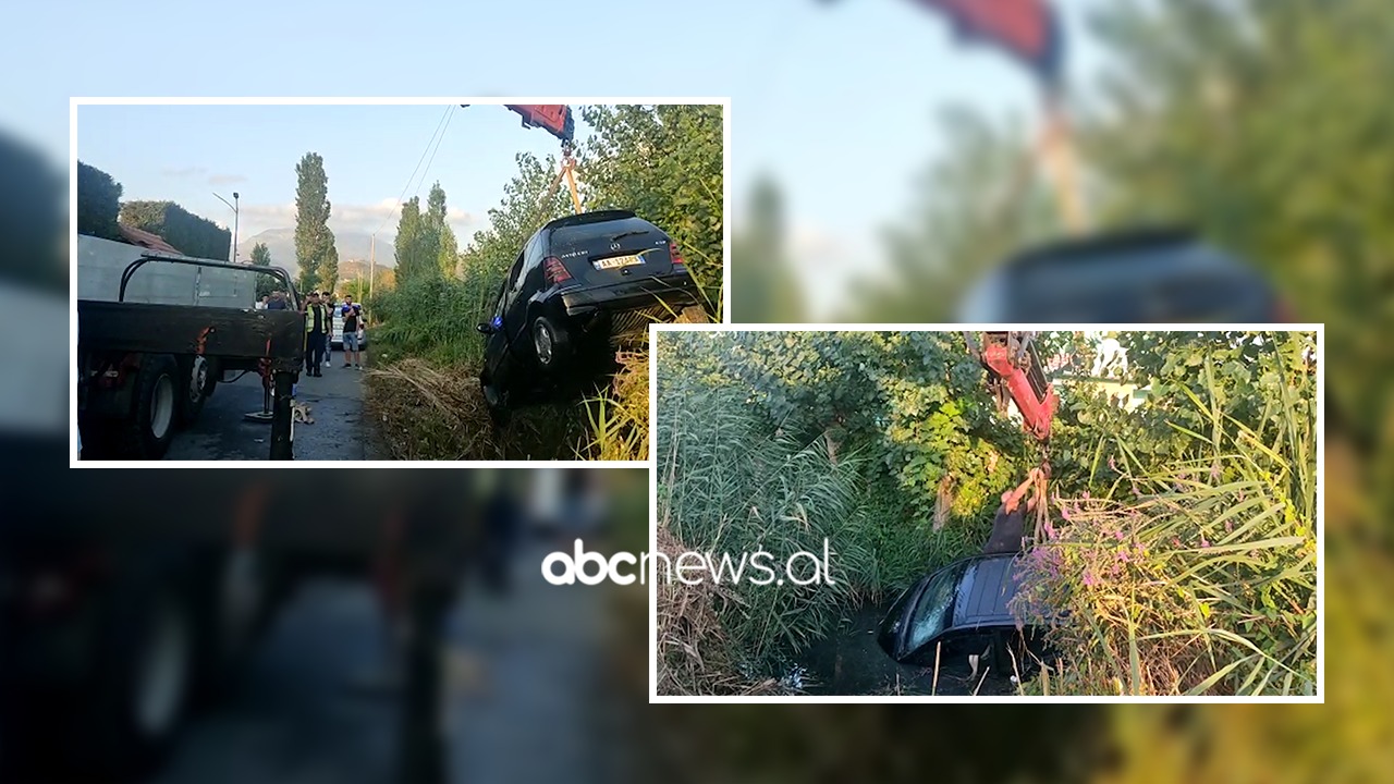 Përfundon në kanal një automjet në Lezhë