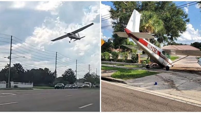 VIDEO/ Momenti kur rrëzohet avioni në Florida, piloti shpëton mrekullisht