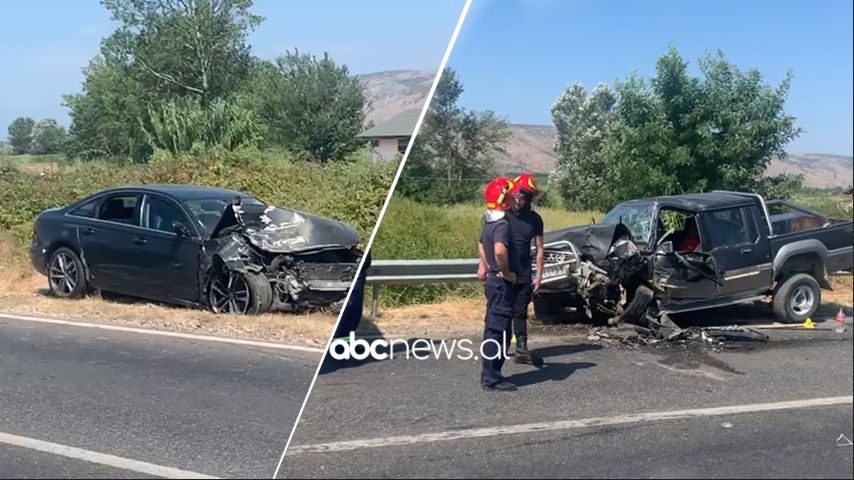 Aksident i rëndë në aksin Lezhë-Shkodër, “Audi” kryen parakalim të gabuar, 4 të plagosur