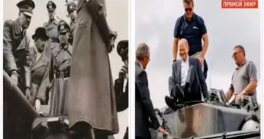 Propaganda ruse, moderatori krahason kancelarin Scholz me Hitlerin: Hipi në tank si idhulli i tij me mustaqe