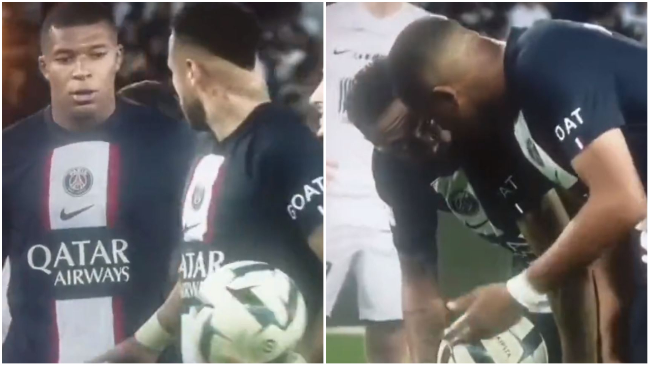 VIDEO/ Mbappe “tërbohet” pasi i kërkon Neymarit topin për penalltinë, braziliani e refuzon