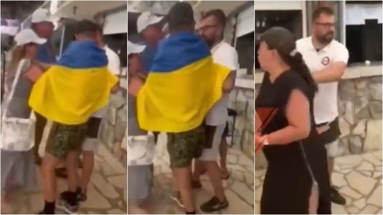 VIDEO/ Turisti rus në Mal të Zi sulmon familjen ukrainase