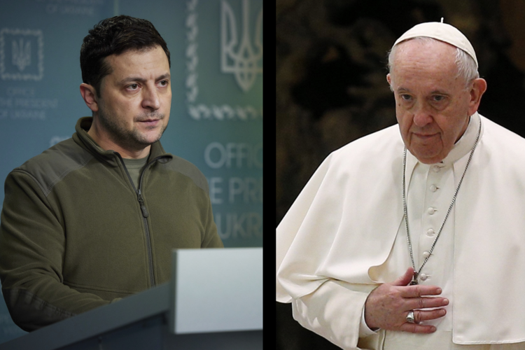 Zelensky bisedon me Papa Françeskun: Kemi nevojë për mbështetjen e liderëve shpirtërorë të botës