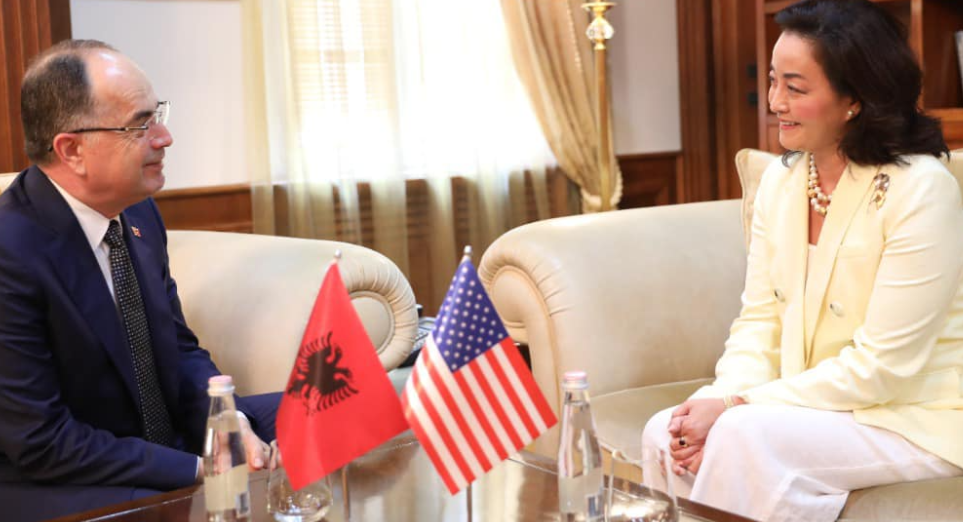 President Bajram Begaj meets with Ambassador Kim