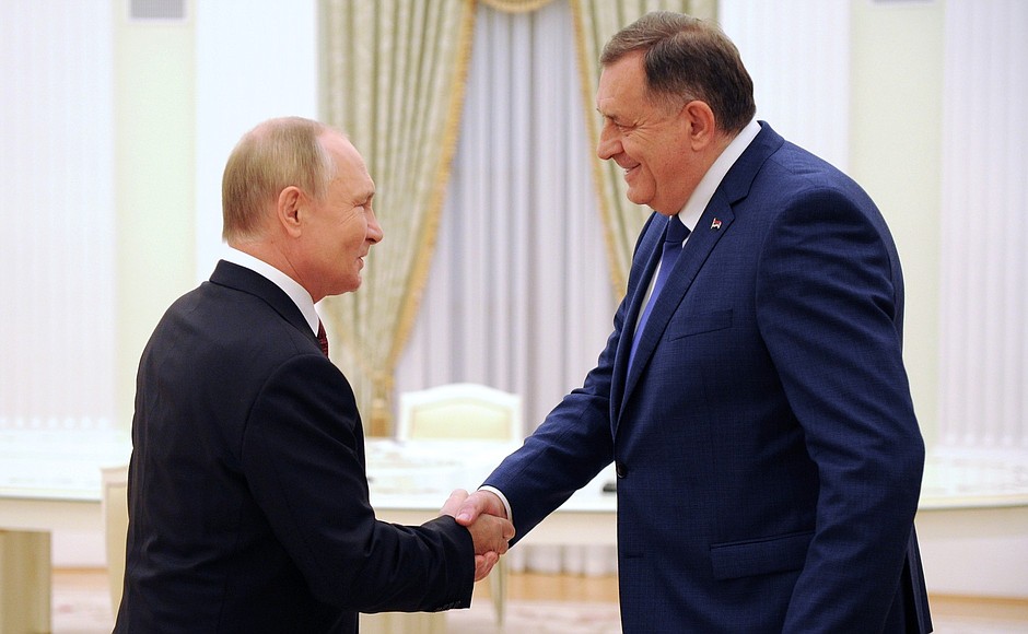 Putin takohet me Dodik, vlerësimet më të larta për partneritetin me Serbinë
