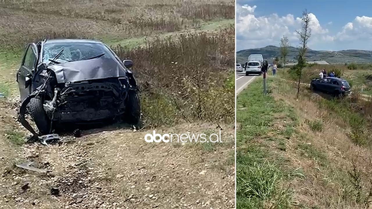 VIDEO/ Aksident në Levan-Tepelenë, plagosen 4 persona